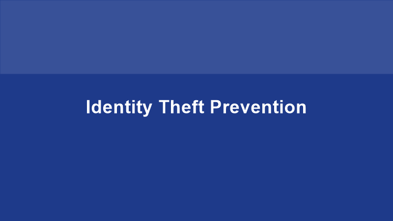 Identity Theft Prevention: Protect Your Personal Data